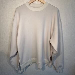 JUNRed Kome Collaboration Crewneck Pullover Sweatshirt Japan Cream Large
